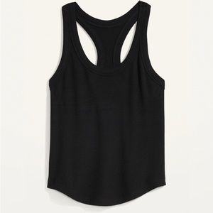 NWT Womens XXL UltraLite Cropped Racerback Rib-Knit Tank Top • Old Navy
